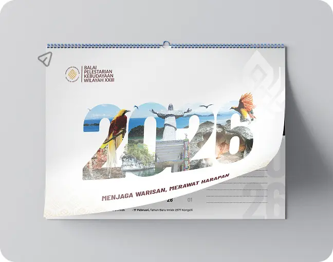 BPKW XXIII 2026 desk calendar