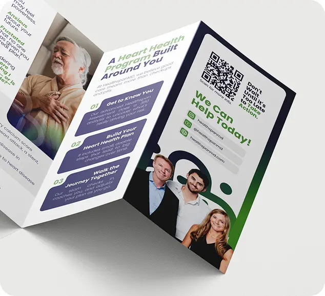 HealthspanMD tri-fold brochure