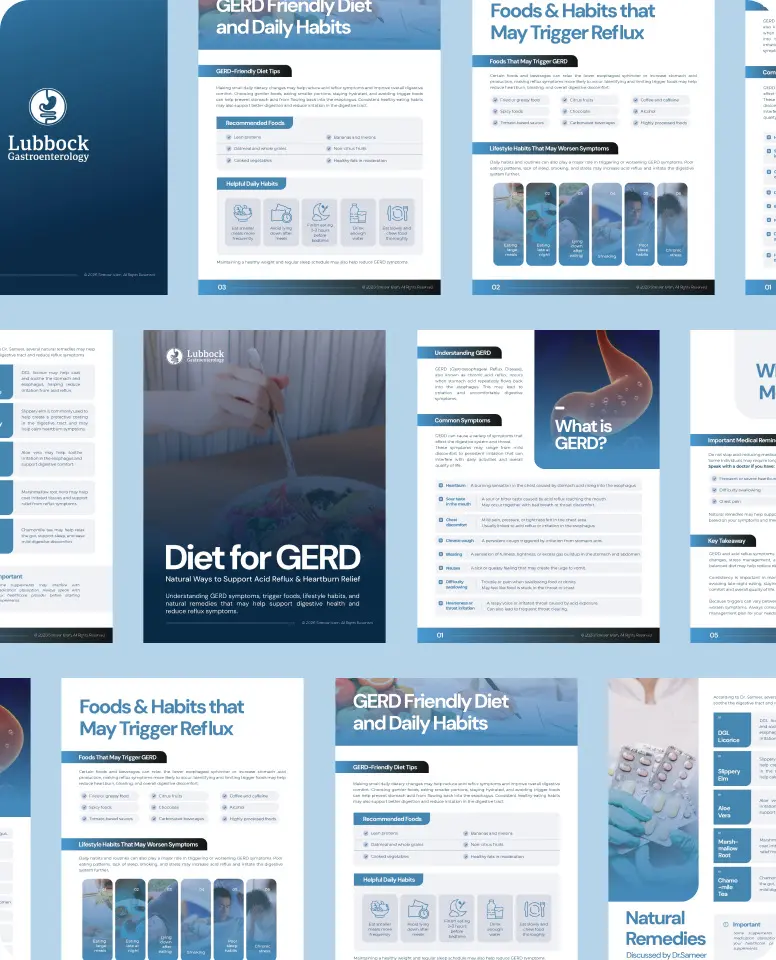 Lubbock Gastroenterology patient education guides